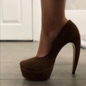 Walter Steiger Suede Muse Platform Pump